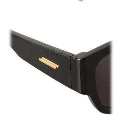 Bottega Veneta - Acetate D Design Sunglasses - Black Grey - Sunglasses - Bottega Veneta Eyewear - Avvenice