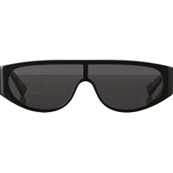 Bottega Veneta - Acetate Mask Sunglasses - Black Grey - Sunglasses - Bottega Veneta Eyewear - Avvenice