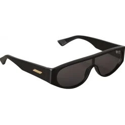 Bottega Veneta - Acetate Mask Sunglasses - Black Grey - Sunglasses - Bottega Veneta Eyewear - Avvenice