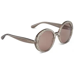 Bottega Veneta - Acetate Round Oversize Sunglasses - Brown - Sunglasses - Bottega Veneta Eyewear - Avvenice