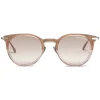 Bottega Veneta - Acetate Round Sunglasses - Brown Pink - Sunglasses - Bottega Veneta Eyewear - Avvenice