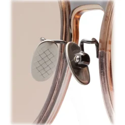 Bottega Veneta - Acetate Round Sunglasses - Brown Pink - Sunglasses - Bottega Veneta Eyewear - Avvenice