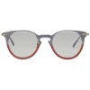 Bottega Veneta - Acetate Round Sunglasses - Grey Transparent - Sunglasses - Bottega Veneta Eyewear - Avvenice