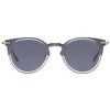 Bottega Veneta - Acetate Round Sunglasses - Grey Black - Sunglasses - Bottega Veneta Eyewear - Avvenice