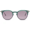 Bottega Veneta - Acetate Round Sunglasses - Green Violet - Sunglasses - Bottega Veneta Eyewear - Avvenice