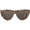 Bottega Veneta - Acetate Teardrop Sunglasses - Brown - Sunglasses - Bottega Veneta Eyewear - Avvenice
