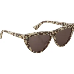 Bottega Veneta - Acetate Teardrop Sunglasses - Brown - Sunglasses - Bottega Veneta Eyewear - Avvenice