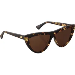 Bottega Veneta - Acetate Teardrop Sunglasses - Havana Brown - Sunglasses - Bottega Veneta Eyewear - Avvenice