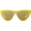 Bottega Veneta - Acetate Teardrop Sunglasses - Yellow - Sunglasses - Bottega Veneta Eyewear - Avvenice