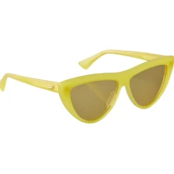 Bottega Veneta - Acetate Teardrop Sunglasses - Yellow - Sunglasses - Bottega Veneta Eyewear - Avvenice
