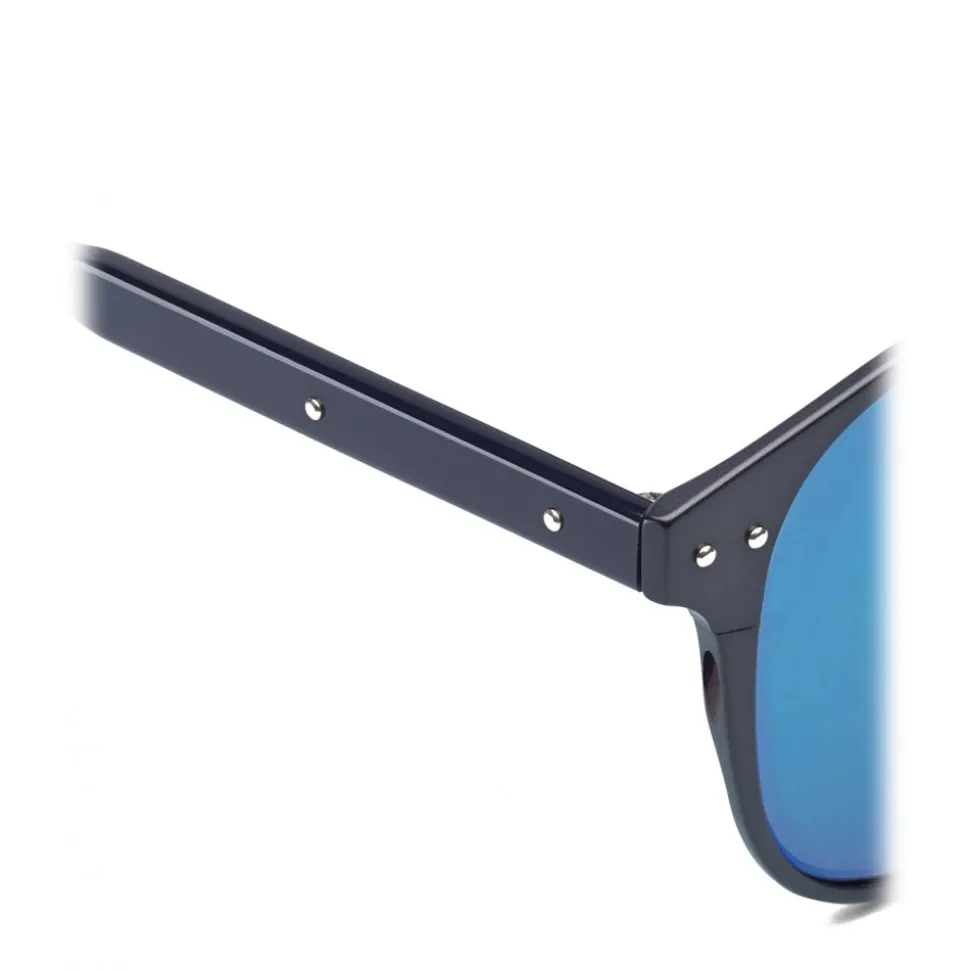 Bottega Veneta - Alluminium Aviator Sunglasses - Blue - Sunglasses - Bottega Veneta Eyewear - Avvenice