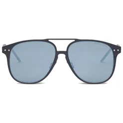 Bottega Veneta - Alluminium Aviator Sunglasses - Black Gray - Sunglasses - Bottega Veneta Eyewear - Avvenice