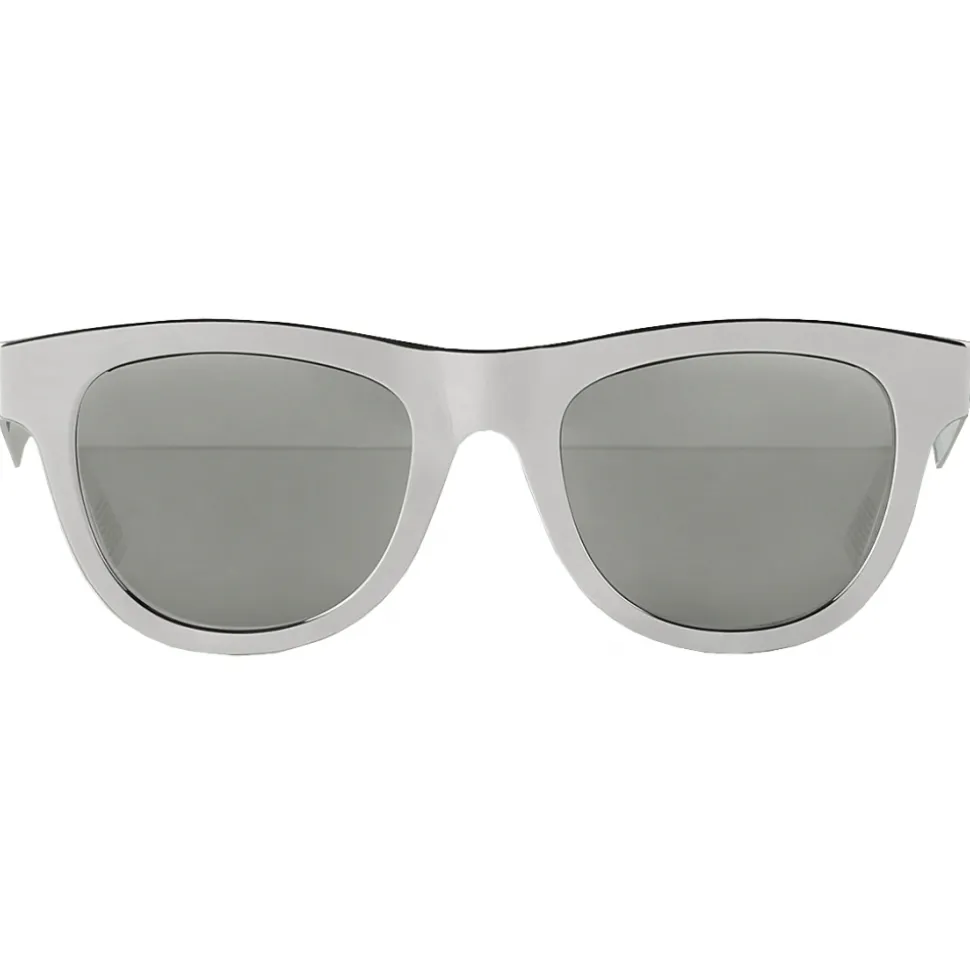 Bottega Veneta - Aluminium Classic D-Frame Sunglasses - SIlver - Sunglasses - Bottega Veneta Eyewear - Avvenice