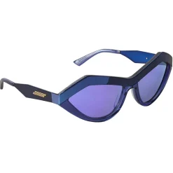 Bottega Veneta - Angular Cat-Eye Sunglasses - Blue Violet - Sunglasses - Bottega Veneta Eyewear - Avvenice