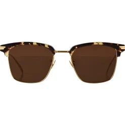 Bottega Veneta - Clubmaster Sunglasses - Brown Havana - Sunglasses - Bottega Veneta Eyewear - Avvenice