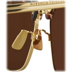 Bottega Veneta - Clubmaster Sunglasses - Brown Havana - Sunglasses - Bottega Veneta Eyewear - Avvenice