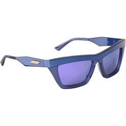 Bottega Veneta - D-Frame Sunglasses - Blue Violet - - Avvenice