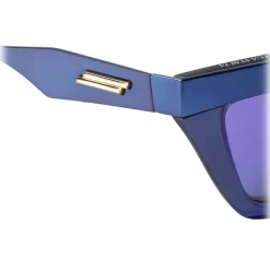 Bottega Veneta - D-Frame Sunglasses - Blue Violet - - Avvenice