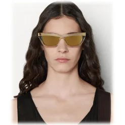 Bottega Veneta - D-Frame Sunglasses - Champagne Gold - Sunglasses - Bottega Veneta Eyewear - Avvenice