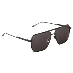 Bottega Veneta - Metal Aviator Sunglasses - Black Grey - Sunglasses - Bottega Veneta Eyewear - Avvenice