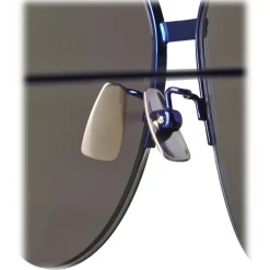 Bottega Veneta - Metal Aviator Sunglasses - Blue - Sunglasses - Bottega Veneta Eyewear - Avvenice