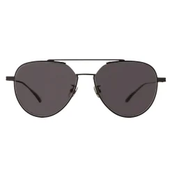 Bottega Veneta - Metal Aviator Sunglasses - Black Grey - Sunglasses - Bottega Veneta Eyewear - Avvenice
