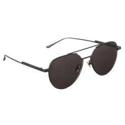 Bottega Veneta - Metal Aviator Sunglasses - Black Grey - Sunglasses - Bottega Veneta Eyewear - Avvenice