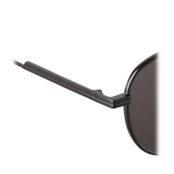 Bottega Veneta - Metal Aviator Sunglasses - Black Grey - Sunglasses - Bottega Veneta Eyewear - Avvenice