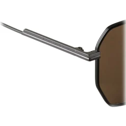 Bottega Veneta - Metal Aviator Sunglasses - Black - Sunglasses - Bottega Veneta Eyewear - Avvenice