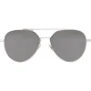 Bottega Veneta - Metal Aviator Sunglasses - Shiny Silver - Sunglasses - Bottega Veneta Eyewear - Avvenice