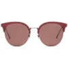 Bottega Veneta - Metal Cat Eye Sunglasses - Silver Red - Sunglasses - Bottega Veneta Eyewear - Avvenice