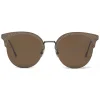 Bottega Veneta - Metal Cat Eye Sunglasses - Brown - Sunglasses - Bottega Veneta Eyewear - Avvenice