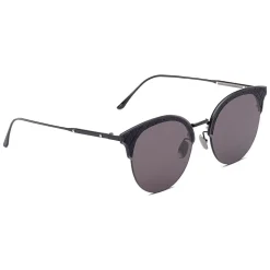 Bottega Veneta - Metal Cat Eye Sunglasses - Black Grey - Sunglasses - Bottega Veneta Eyewear - Avvenice