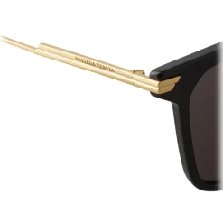 Bottega Veneta - Metal Oversize Square Sunglasses - Black Grey - Sunglasses - Bottega Veneta Eyewear - Avvenice