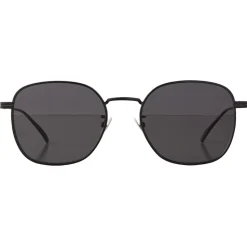 Bottega Veneta - Metal Square Sunglasses - Black Grey - Sunglasses - Bottega Veneta Eyewear - Avvenice