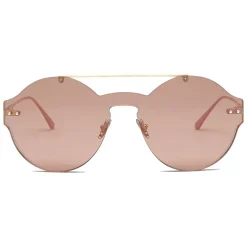 Bottega Veneta - Nylon Classic Sunglasses - Gold Pink - Sunglasses - Bottega Veneta Eyewear - Avvenice