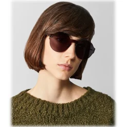 Bottega Veneta - Nylon Classic Sunglasses - Ruthenium Black Gray - Sunglasses - Bottega Veneta Eyewear - Avvenice