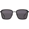Bottega Veneta - Rectangular Sunglasses - Black Grey - Sunglasses - Bottega Veneta Eyewear - Avvenice