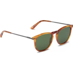 Bottega Veneta - Square Sunglasses - Havana Green - Sunglasses - Bottega Veneta Eyewear - Avvenice