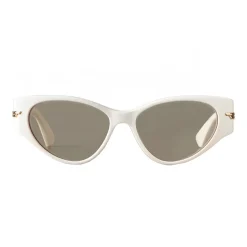 Bottega Veneta - The Original 02 Cat Eye Sunglasses - Ivory - Sunglasses - Bottega Veneta Eyewear - Avvenice