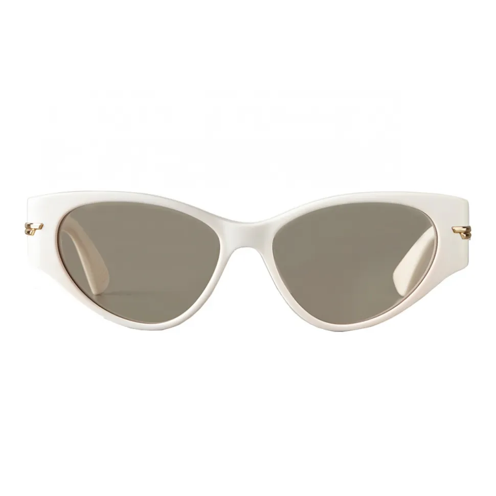 Bottega Veneta - The Original 02 Cat Eye Sunglasses - Ivory - Sunglasses - Bottega Veneta Eyewear - Avvenice