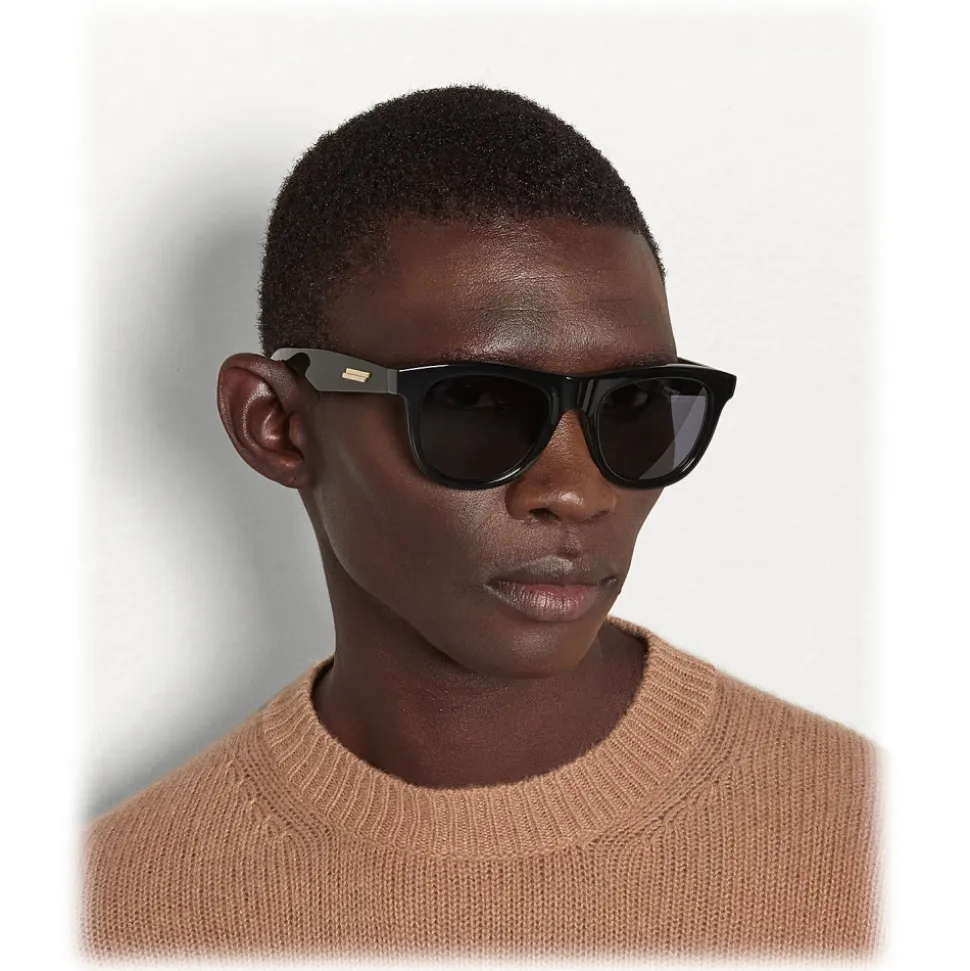 Bottega Veneta - The Original 01 D Classic Sunglasses - Black - Sunglasses - Bottega Veneta Eyewear - Avvenice