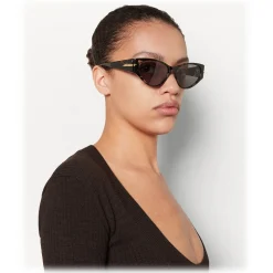 Bottega Veneta - The Original 02 Cat Eye Sunglasses - Brown Havana - Sunglasses - Bottega Veneta Eyewear - Avvenice