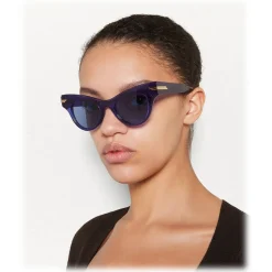 Bottega Veneta - The Original 04 Cat Eye Sunglasses - Blue - Sunglasses - Bottega Veneta Eyewear - Avvenice