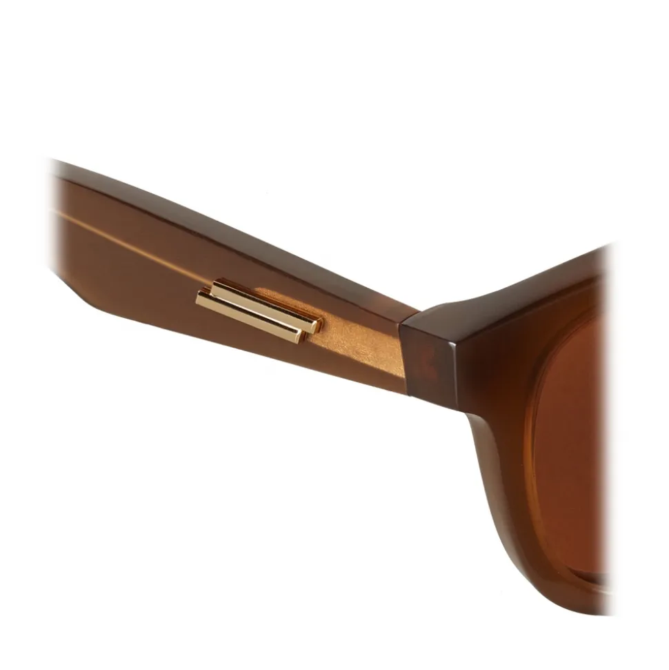 Bottega Veneta - The Original 01 D Classic Sunglasses - Brown - Sunglasses - Bottega Veneta Eyewear - Avvenice