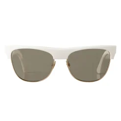 Bottega Veneta - The Original 03 Classic Sunglasses - Ivory Brown - Sunglasses - Bottega Veneta Eyewear - Avvenice