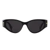 Bottega Veneta - The Original 02 Cat Eye Sunglasses - Black Grey - Sunglasses - Bottega Veneta Eyewear - Avvenice
