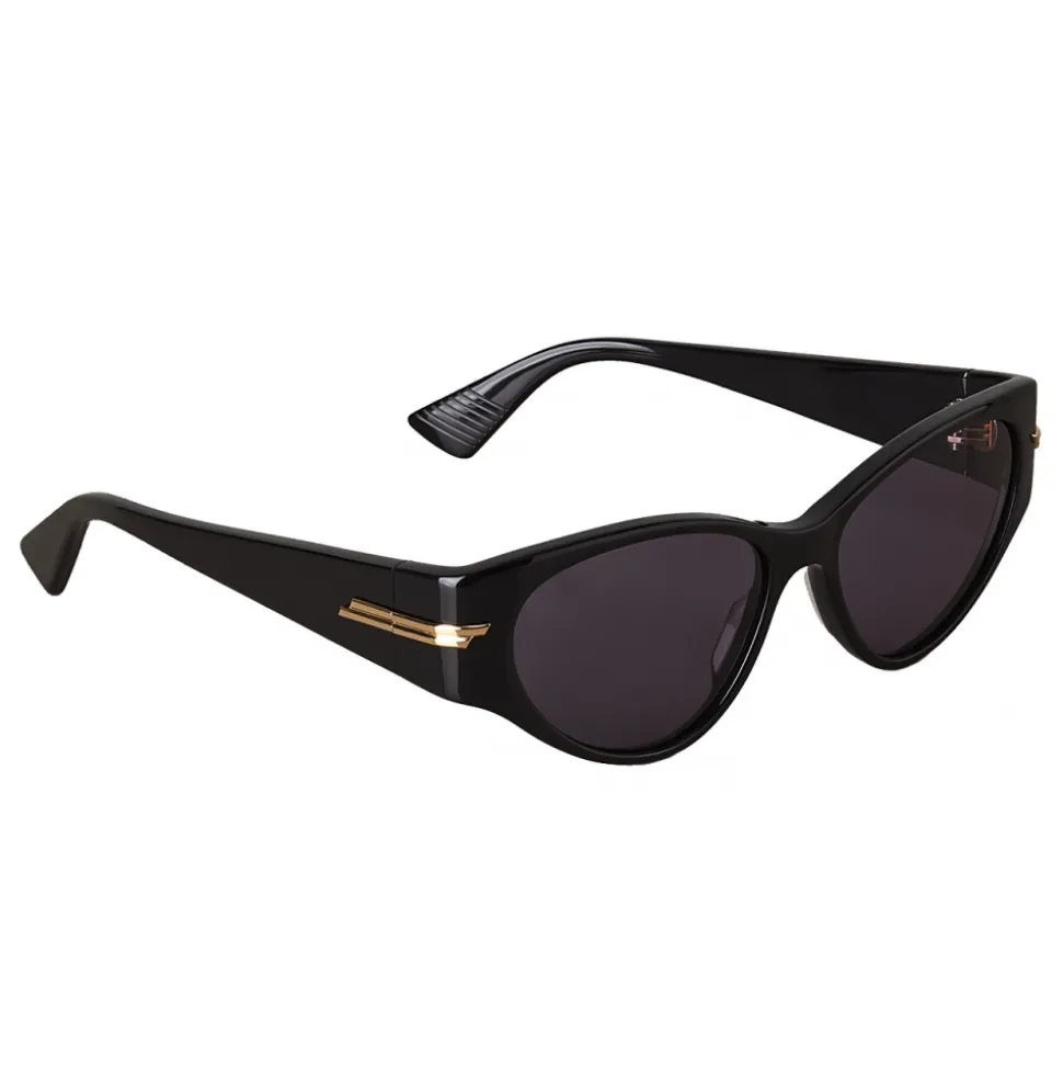Bottega Veneta - The Original 02 Cat Eye Sunglasses - Black Grey - Sunglasses - Bottega Veneta Eyewear - Avvenice