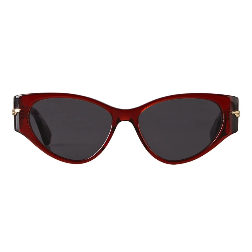 Bottega Veneta - The Original 02 Cat Eye Sunglasses - Bordeaux - Sunglasses - Bottega Veneta Eyewear - Avvenice