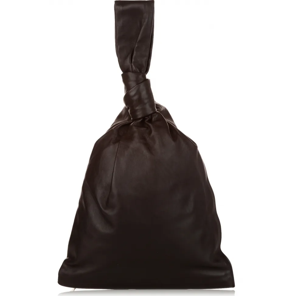 Bottega Veneta Vintage - BV Twist Leather Handbag - Dark Brown - Leather Handbag - Luxury High Quality - Avvenice